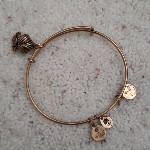 Alex and Ani Oyster Charm Bangle - Picture 3 of 3